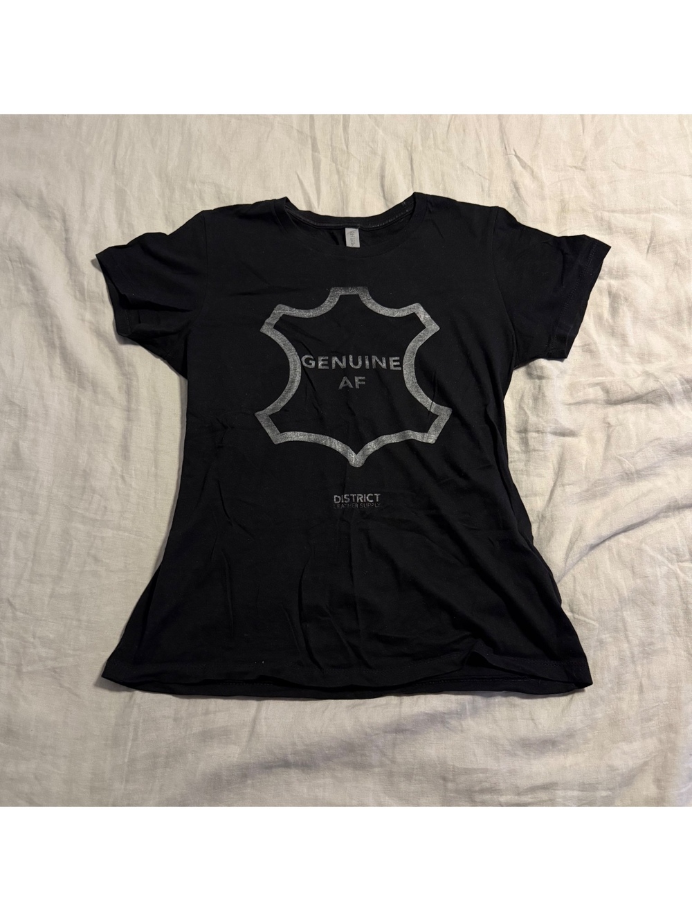 black graphic t-shirt